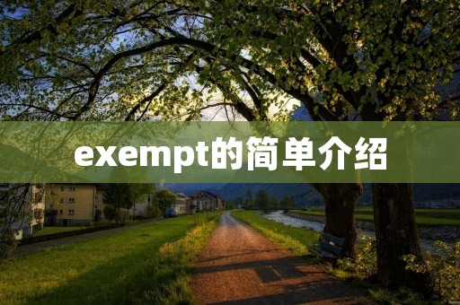 exempt的简单介绍