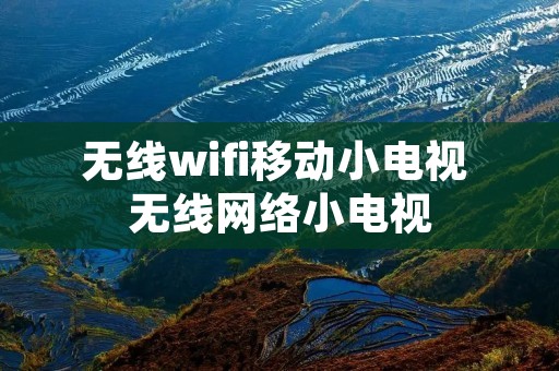 无线wifi移动小电视 无线网络小电视