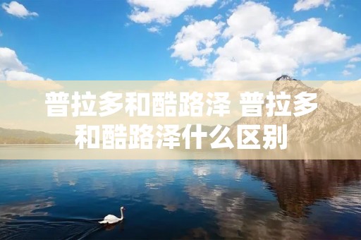 普拉多和酷路泽 普拉多和酷路泽什么区别 普拉多和酷路泽 普拉多和酷路泽什么区别