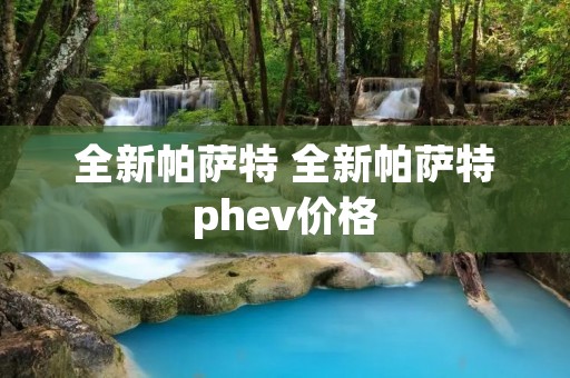 全新帕萨特 全新帕萨特phev价格 全新帕萨特 全新帕萨特phev价格