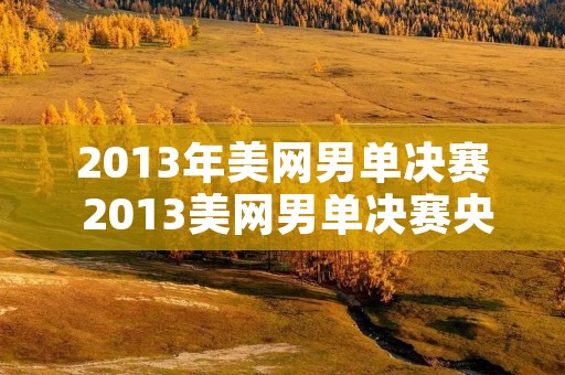 2013年美网男单决赛 2013美网男单决赛央视网 2013年美网男单决赛 2013美网男单决赛央视网