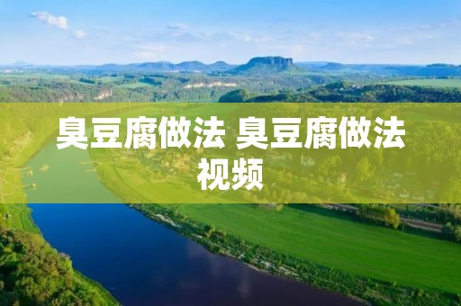 臭豆腐做法 臭豆腐做法视频