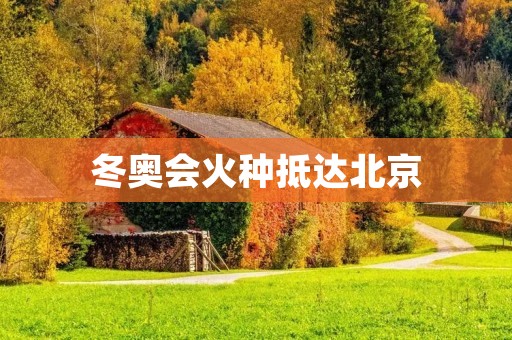 冬奥会火种抵达北京：燃起奥林匹克梦想的圣火之旅
