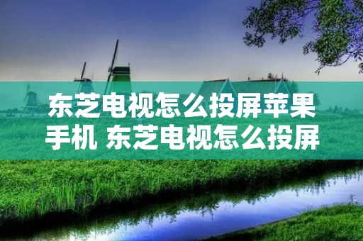 东芝电视怎么投屏苹果手机 东芝电视怎么投屏苹果手机视频