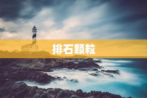 排石颗粒:帮助你轻松排除体内结石的好帮手