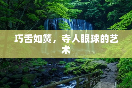 巧舌如簧,夺人眼球的艺术