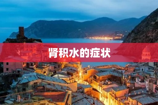 肾积水的症状:了解其表现及相关信息