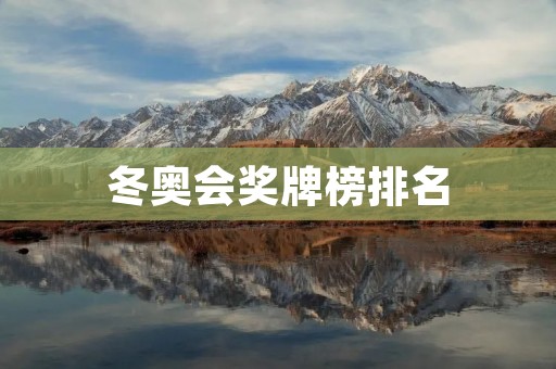 冬奥会奖牌榜排名:中国迈向冬奥巅峰 冬奥会奖牌榜排名:中国迈向冬奥巅峰
