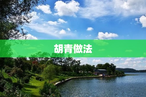 胡青做法：传承中华美食文化的瑰宝