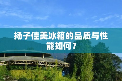 扬子佳美冰箱的品质与性能如何? 扬子佳美冰箱的品质与性能如何?