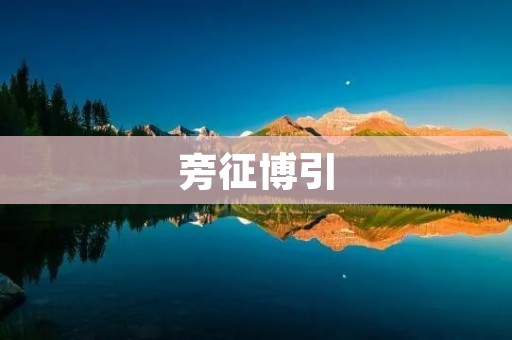 旁征博引:知识的广度与深度
