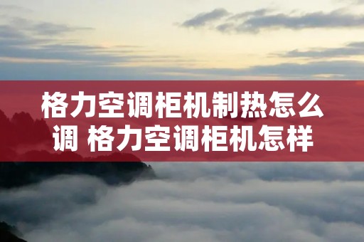 格力空调柜机制热怎么调 格力空调柜机怎样调制热 格力空调柜机制热怎么调 格力空调柜机怎样调制热