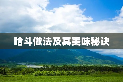 哈斗做法及其美味秘诀