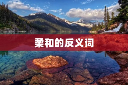 柔和的反义词:以温和手段化解冲突的重要性