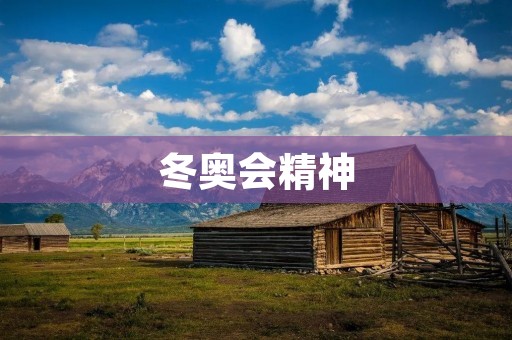 冬奥会精神:激发人类无限潜能的力量 冬奥会精神:激发人类无限潜能的力量