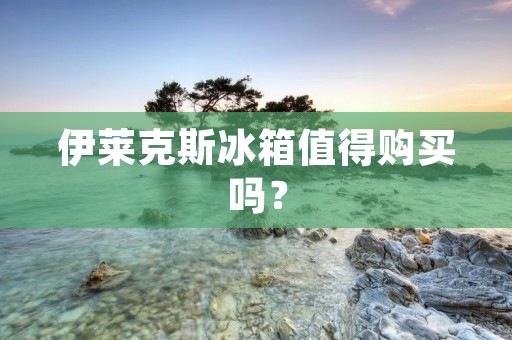 伊莱克斯冰箱值得购买吗? 伊莱克斯冰箱值得购买吗?