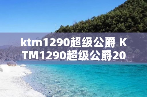 ktm1290超级公爵 KTM1290超级公爵2023款