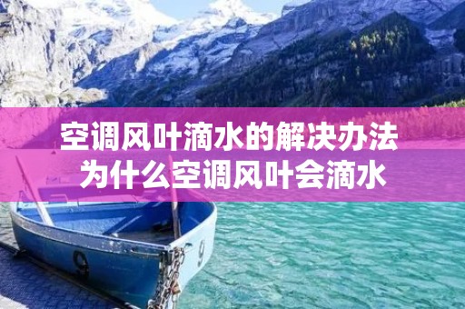 空调风叶滴水的解决办法 为什么空调风叶会滴水