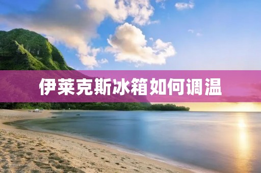伊莱克斯冰箱如何调温：详细指南