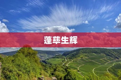 蓬荜生辉:探寻自然奇观的壮丽之美