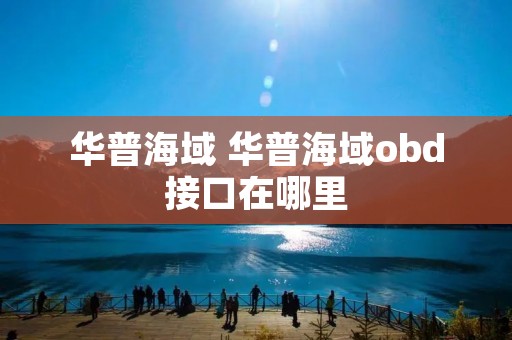 华普海域 华普海域obd接口在哪里