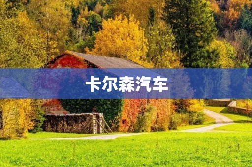 卡尔森汽车:德国工艺与豪华品质的完美结合