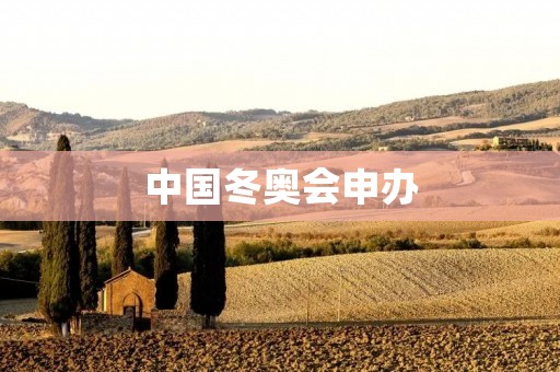 中国冬奥会申办：展示强大实力与丰富文化底蕴