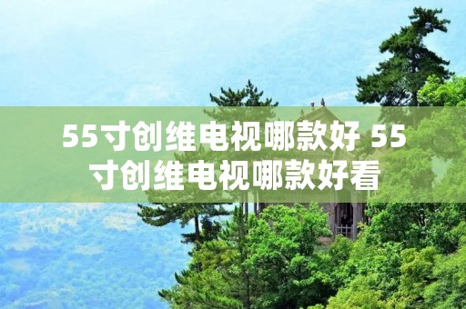 55寸创维电视哪款好 55寸创维电视哪款好看