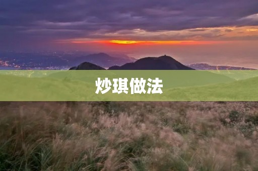 炒琪做法:美味家常菜的制作秘籍 炒琪做法:美味家常菜的制作秘籍
