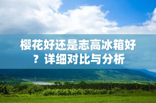 樱花好还是志高冰箱好?详细对比与分析 樱花好还是志高冰箱好?详细对比与分析