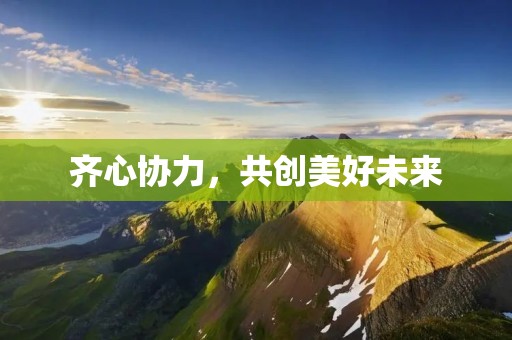 齐心协力,共创美好未来