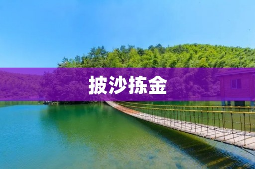 披沙拣金:发现人生中的珍贵宝藏