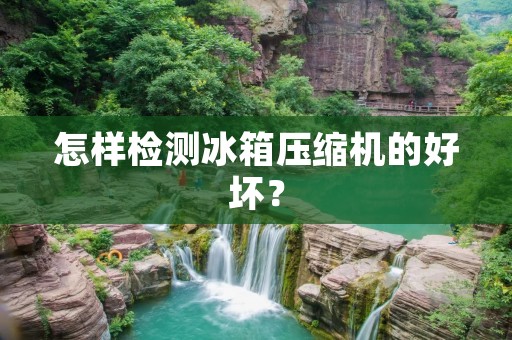 怎样检测冰箱压缩机的好坏? 怎样检测冰箱压缩机的好坏?