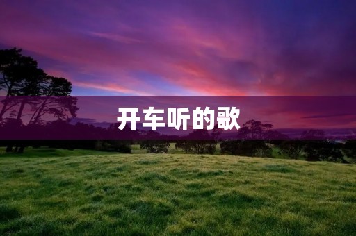 开车听的歌:带你畅游音乐之旅 开车听的歌:带你畅游音乐之旅