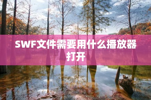 SWF文件需要用什么播放器打开