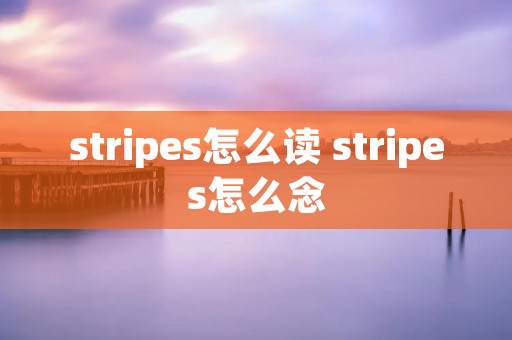 stripes怎么读 stripes怎么念