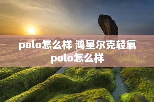 polo怎么样 鸿星尔克轻氧polo怎么样