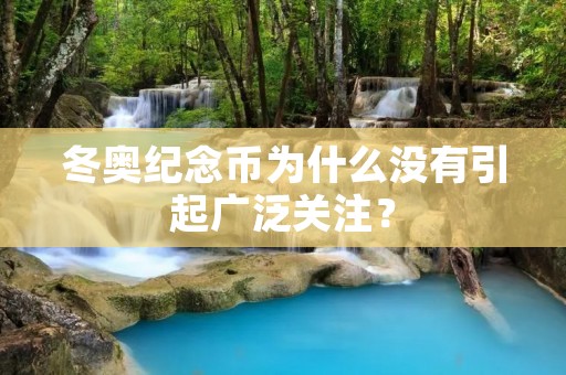 冬奥纪念币为什么没有引起广泛关注？