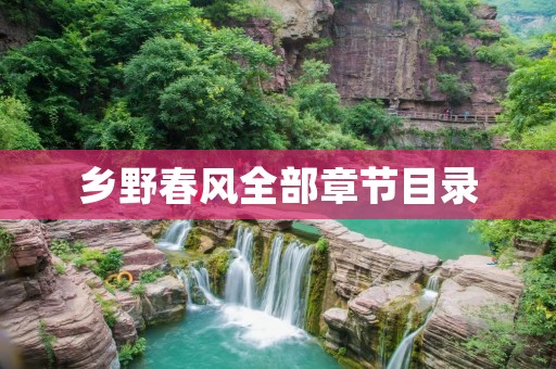 乡野春风全部章节目录