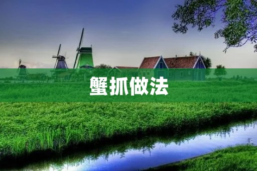 蟹抓做法:美味鲜香,让你回味无穷 蟹抓做法:美味鲜香,让你回味无穷