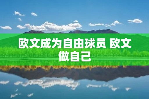 欧文成为自由球员 欧**自己 欧文成为自由球员 欧**自己