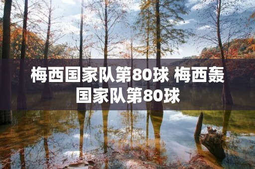 梅西国家队第80球 梅西轰国家队第80球