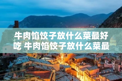 牛肉馅饺子放什么菜最好吃 牛肉馅饺子放什么菜最好吃小孩吃