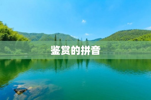鉴赏的拼音