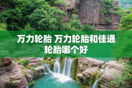 万力轮胎 万力轮胎和佳通轮胎哪个好 万力轮胎 万力轮胎和佳通轮胎哪个好
