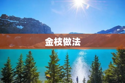 金枝做法：重塑华丽辉煌的古典文化
