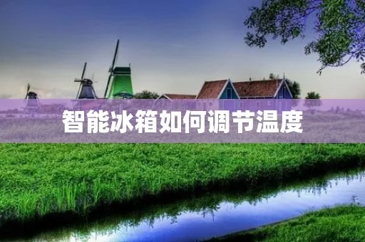 智能冰箱如何调节温度