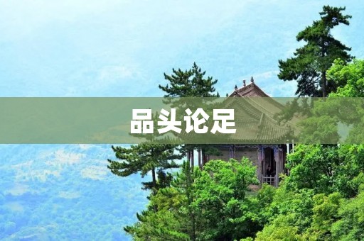 品头论足：从争议到理性探讨