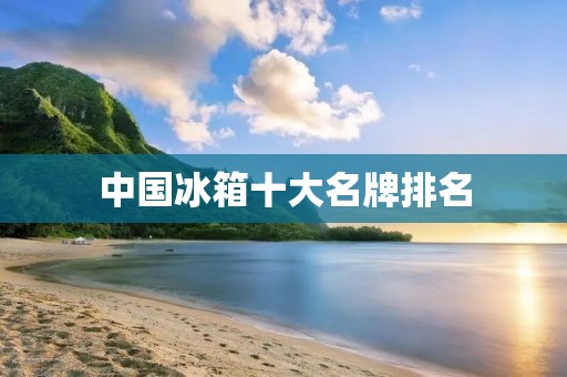 中国冰箱十大名牌排名:品质与创新引领行业发展 中国冰箱十大名牌排名:品质与创新引领行业发展