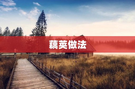 藕荚做法：清脆爽口的美味佳肴